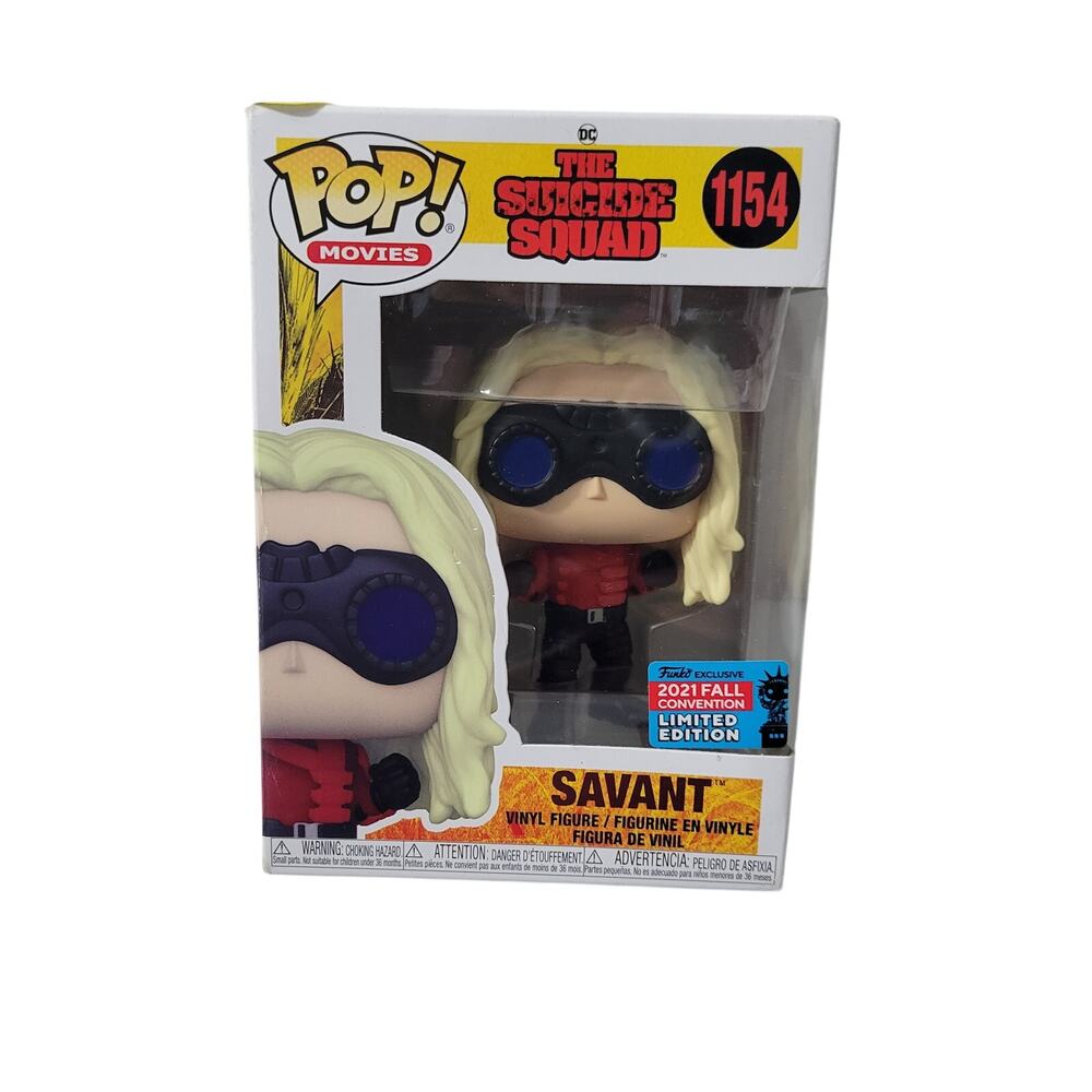 Funko Pop Movies The Suicide Squad Savant # 1154 Vinyl Figure 111724-1M8